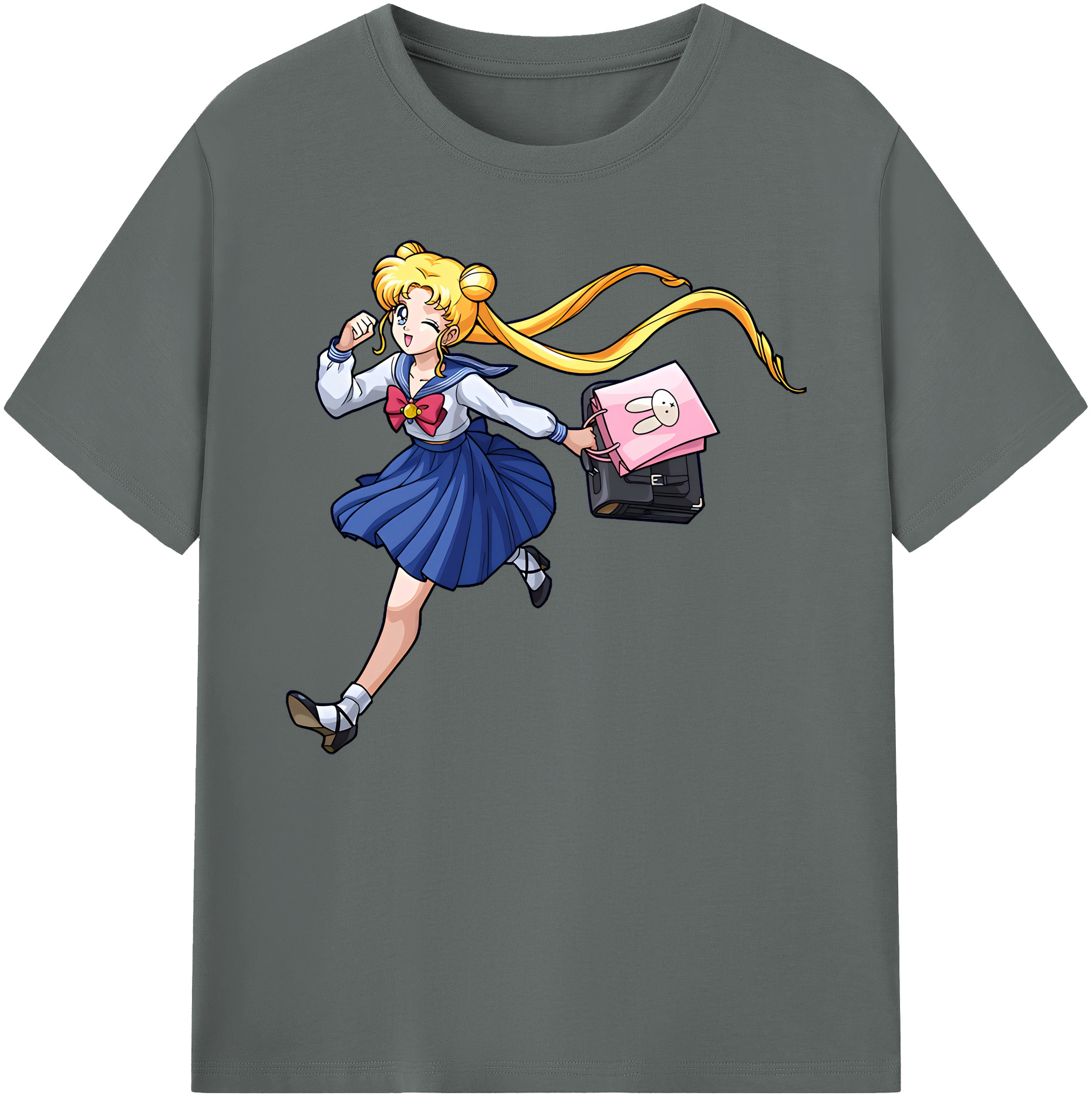 （画像用） 美少女戦士セーラームーン 愛野 美奈子 あいの みなこ Sailor Moon Aino Minako 綿100％ メンズ半袖Tシャツ｜肌触りやわらか＆通気性
